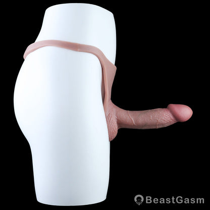 🌟 Titan Curve Dual Ring Penis Extender Sleeve - BeastGasm
