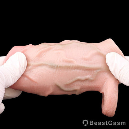 Titan Grip Penis Sleeve 🐉 Soft Silicone, Big Girth Thrills - BeastGasm