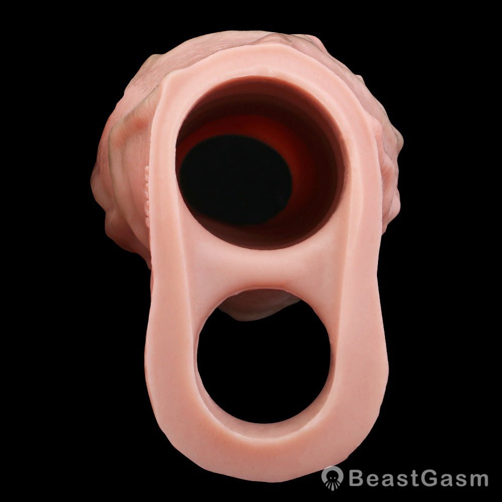 Titan Grip Penis Sleeve 🌑 Thick, Realistic, Thrilling Sensation - BeastGasm