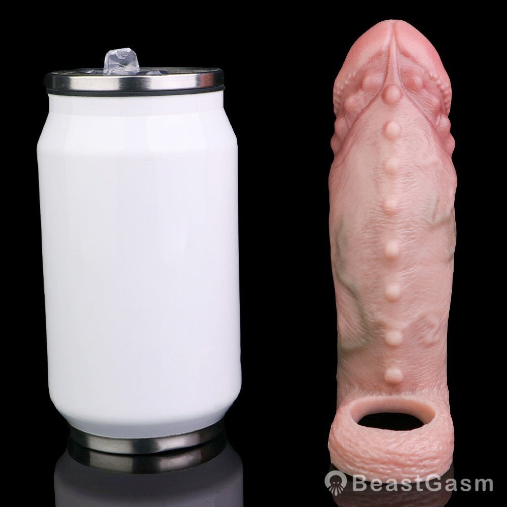Titan Grip Spiked Penis Sleeve 🐺 Thick, Realistic, Thrilling - BeastGasm