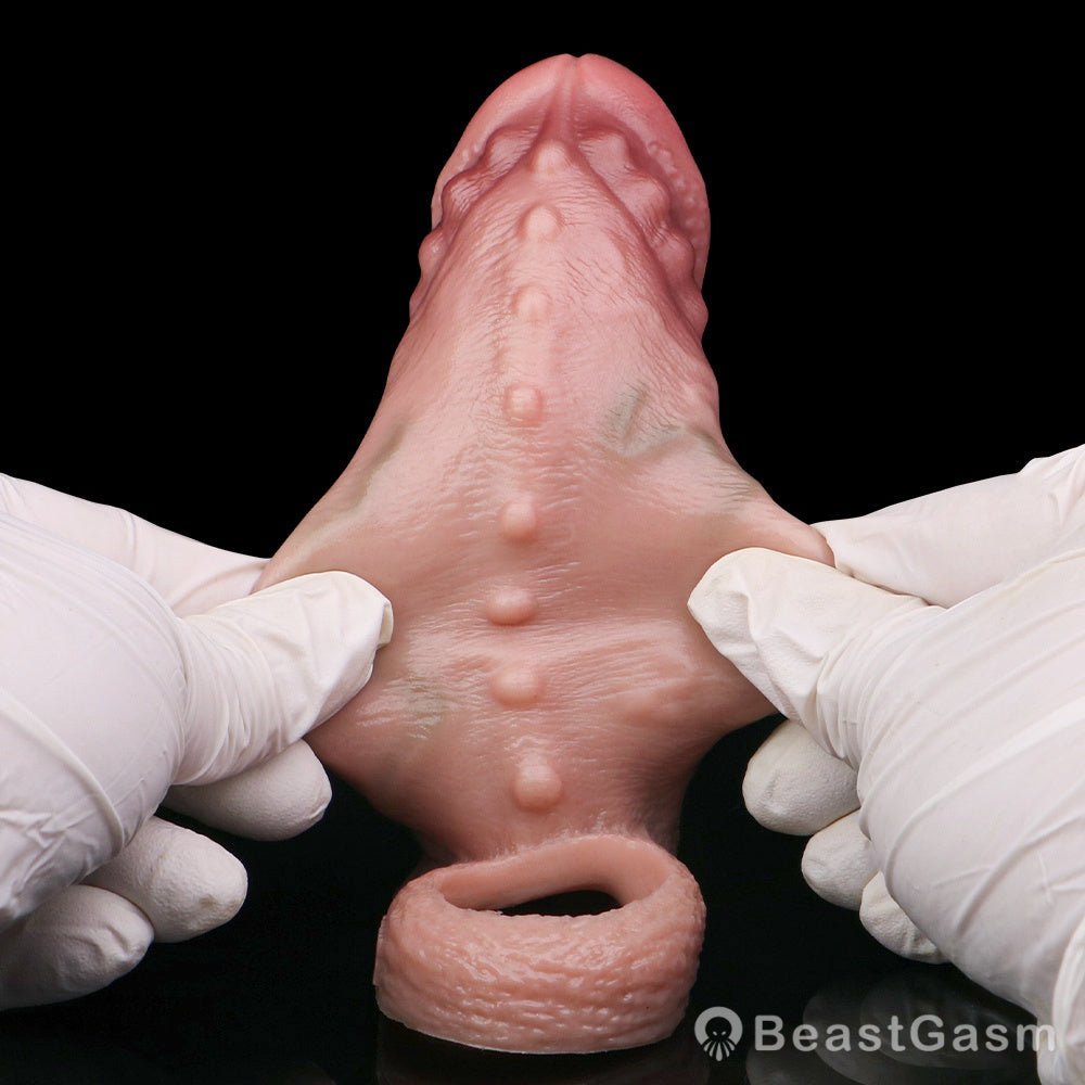 Titan Grip Spiked Penis Sleeve 🐺 Thick, Realistic, Thrilling - BeastGasm