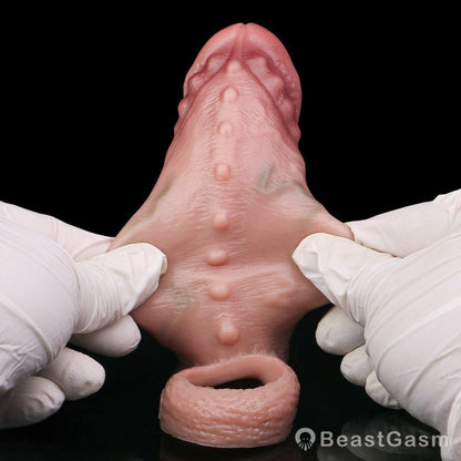 Titan Grip Spiked Penis Sleeve 🐺 Thick, Realistic, Thrilling - BeastGasm