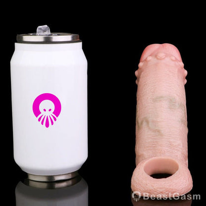 Titan Grip Spiked Penis Sleeve 🗡️ Ultimate Girth & Pleasure - BeastGasm