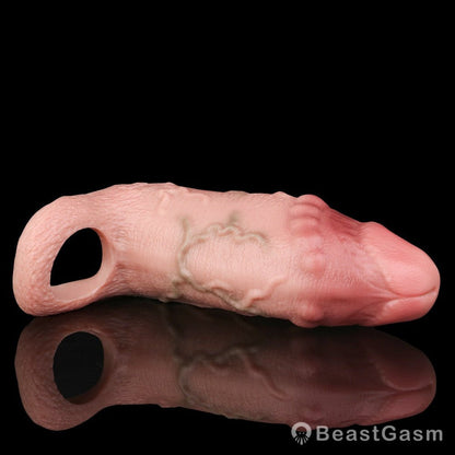 Titan Grip – Thunder Rod ⚡ Realistic Penis Sleeve with Fantasy Knots - BeastGasm