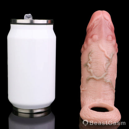 Titan Grip – Thunder Rod ⚡ Realistic Penis Sleeve with Fantasy Knots - BeastGasm