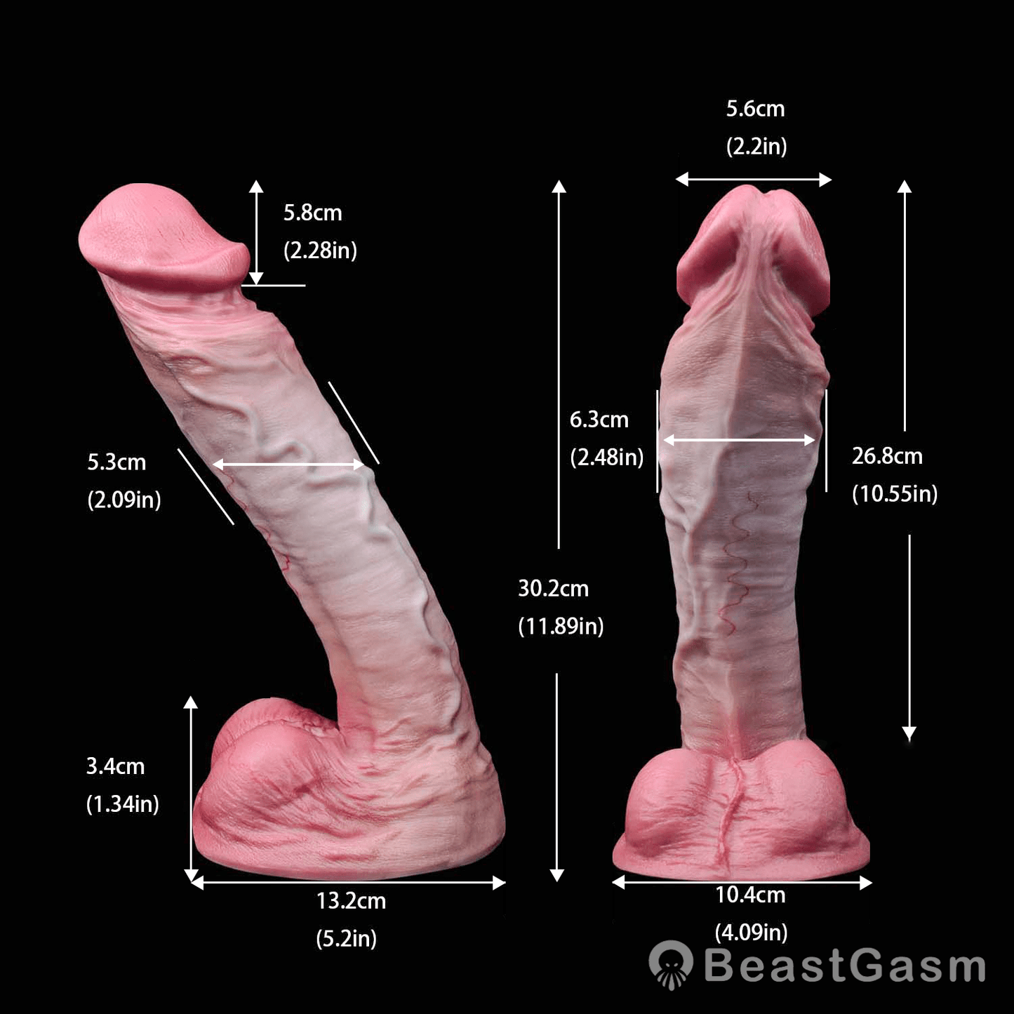 🌟 Titan King Massive Soul-Deep: Giant Realistic Dildo - BeastGasm