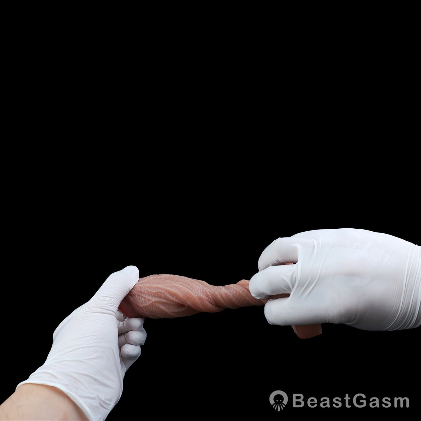 ⚡ Titan Pulse Vibrating Platinum Silicone Cock Sleeve - BeastGasm