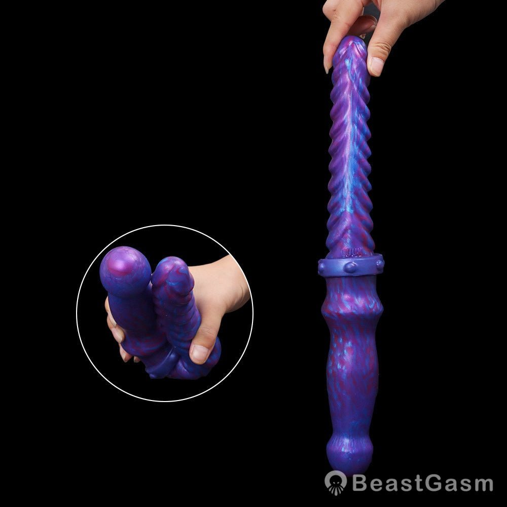 💙 Titan Twin Double Ended Fantasy Dildo | BeastGasm - BeastGasm