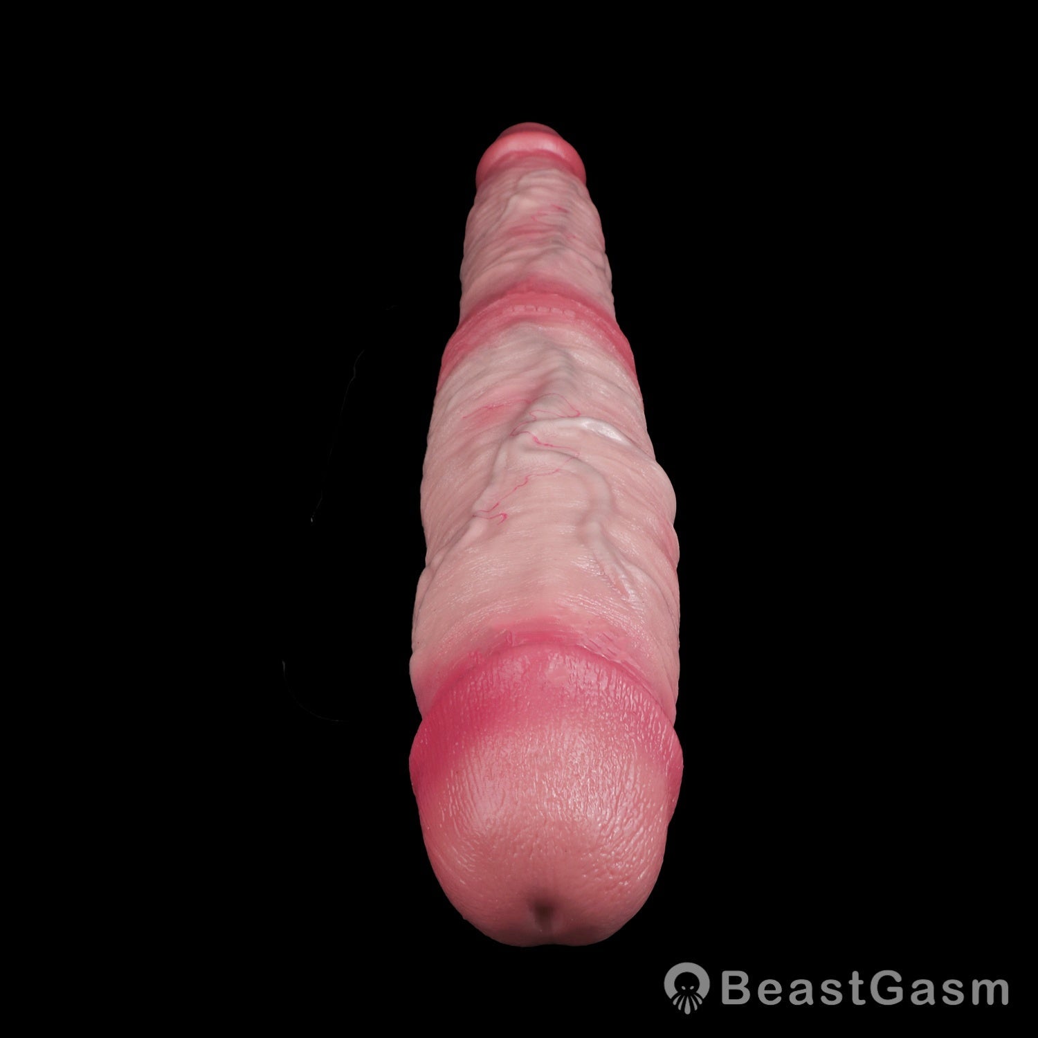 🔥 Titan Twin Thick Long Double Dildo — Platinum Silicone Fantasy Toy - BeastGasm