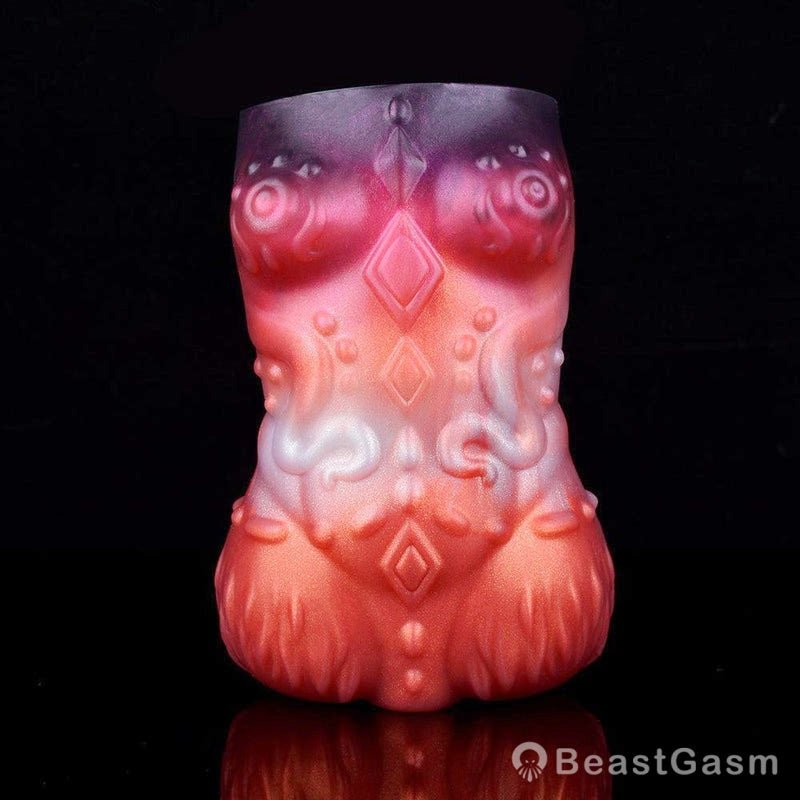 Twin Ember Clutch – Fiery Fantasy Dual - Hole Stroker for Men - BeastGasm