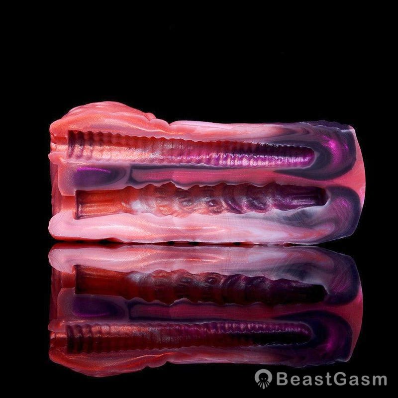 Twin Ember Clutch – Fiery Fantasy Dual - Hole Stroker for Men - BeastGasm