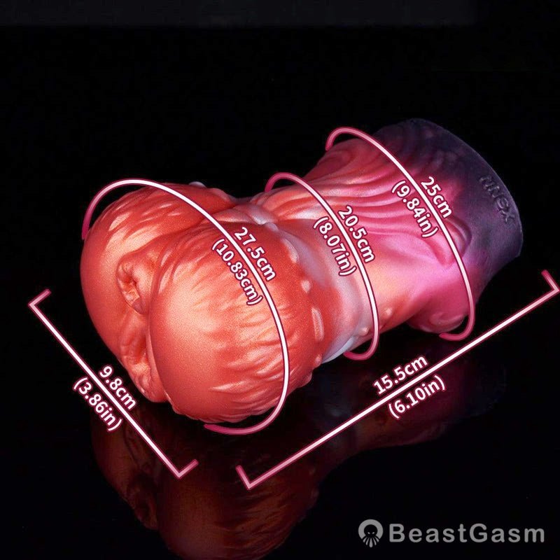 Twin Ember Clutch – Fiery Fantasy Dual - Hole Stroker for Men - BeastGasm