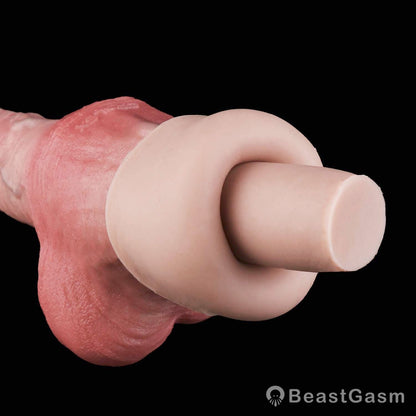 🧸 Twin Titan Dragon Asymmetric Double-Ended Dildo - BeastGasm