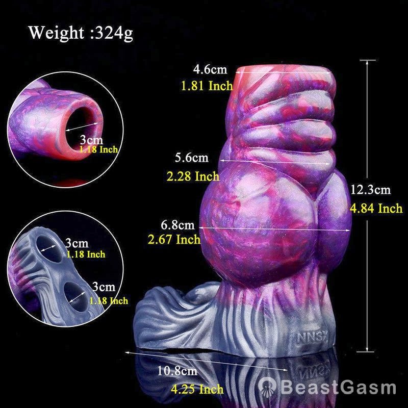 😈 Tyson - Silicone Penis Knot Sleeve - BeastGasm