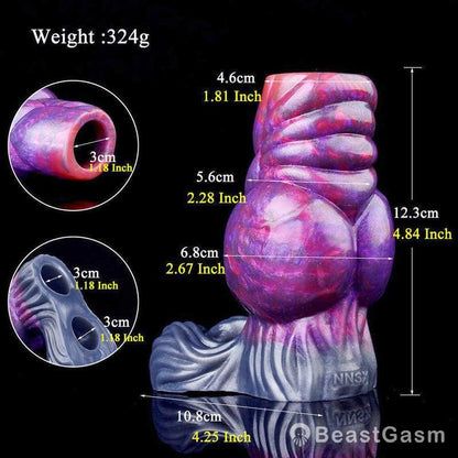 😈 Tyson - Silicone Penis Knot Sleeve - BeastGasm