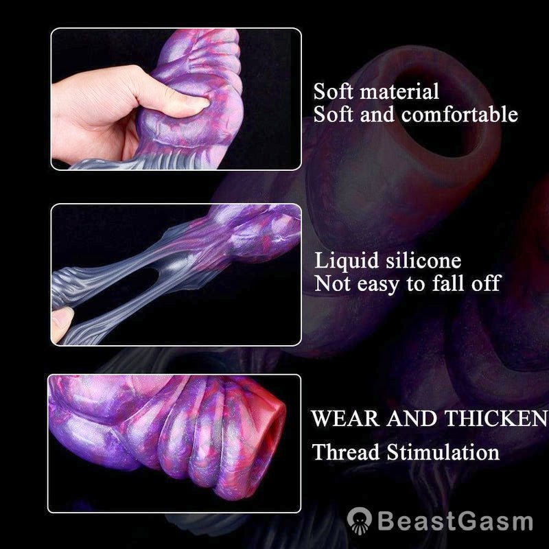 😈 Tyson - Silicone Penis Knot Sleeve - BeastGasm