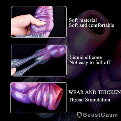 😈 Tyson - Silicone Penis Knot Sleeve - BeastGasm