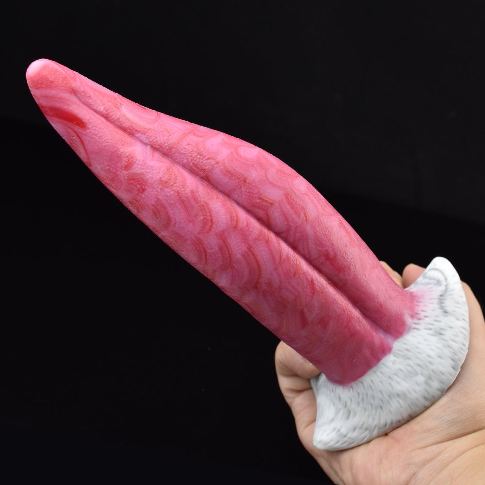 Ulyssion Vibrating Monster Tongue Dildo – 8.4” Fantasy Pleasure - BeastGasm
