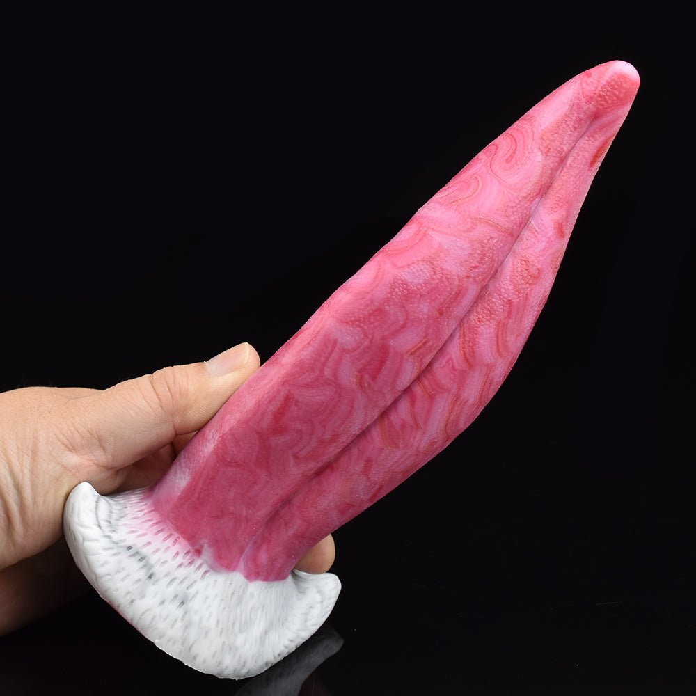 Ulyssion Vibrating Monster Tongue Dildo – 8.4” Fantasy Pleasure - BeastGasm