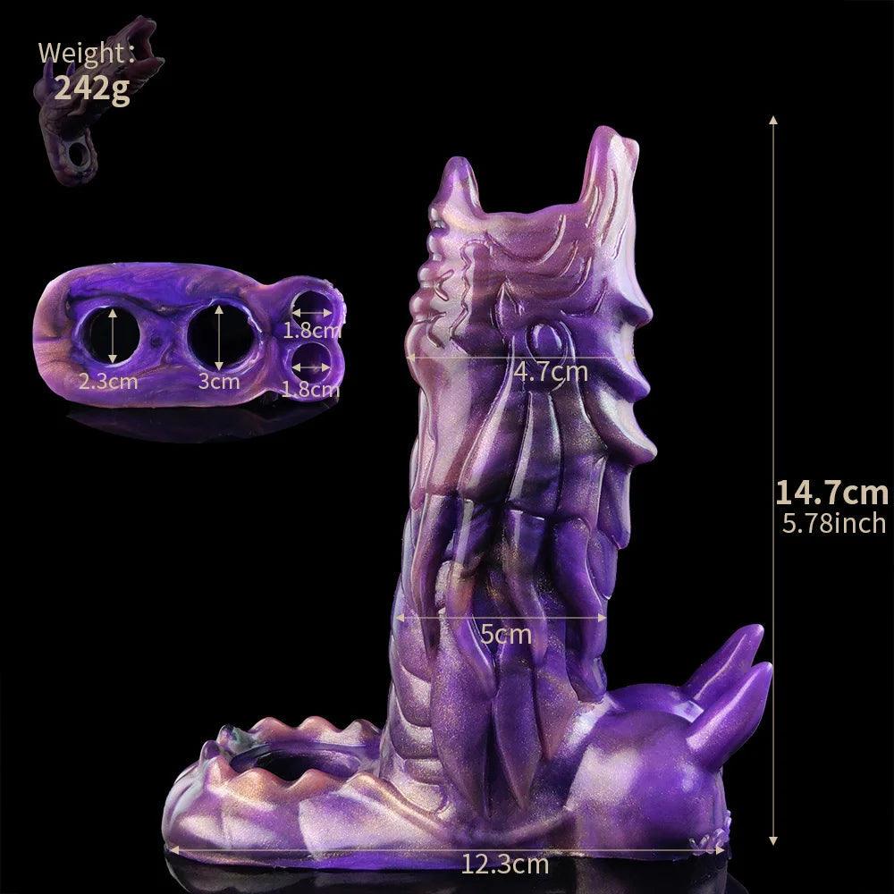 Uruloki Monster Dragon Penis Sleeve for G - Spot - BeastGasm