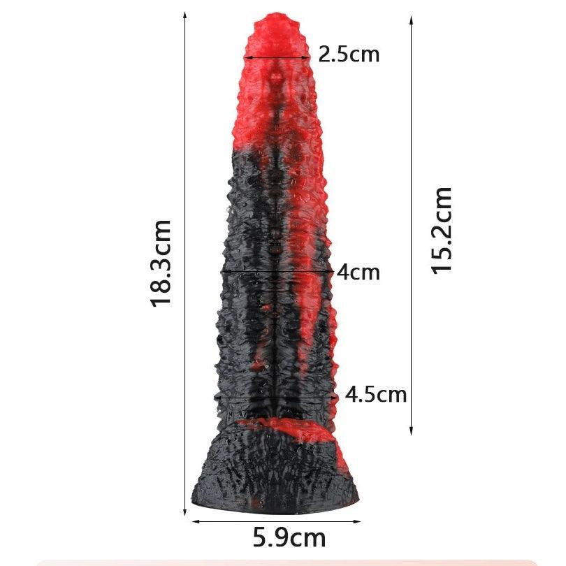 Venom Devil Tongue Dildo – Liquid Silicone G - Spot Fantasy Toy - BeastGasm