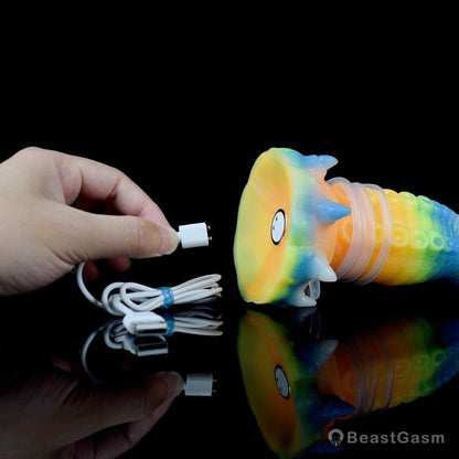 Vibrating Monster Tentacle Dildo – Fantasy Play with Suction Cup - BeastGasm