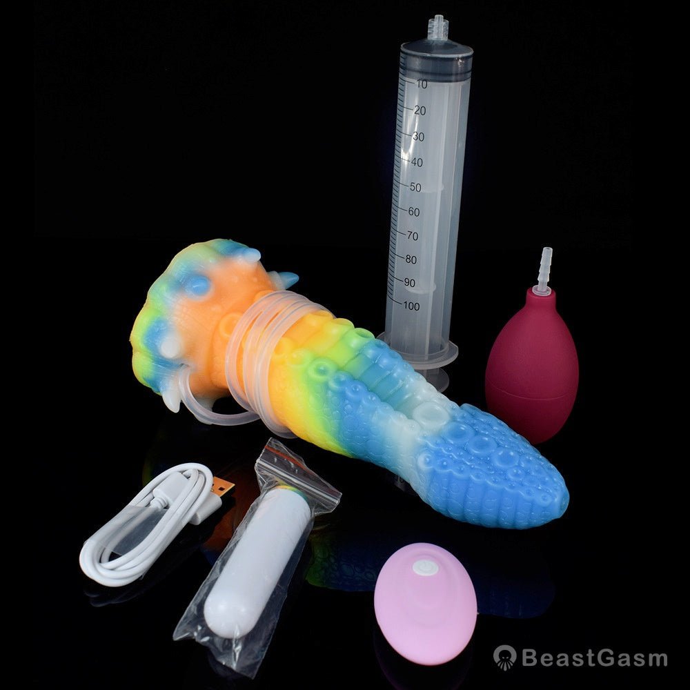 Vibrating Monster Tentacle Dildo – Fantasy Play with Suction Cup - BeastGasm