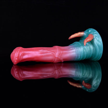 Vicky Demon Horse Dildo – 9.29” Textured Fantasy Toy with Horns - BeastGasm