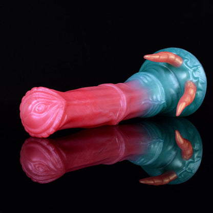 Vicky Demon Horse Dildo – 9.29” Textured Fantasy Toy with Horns - BeastGasm