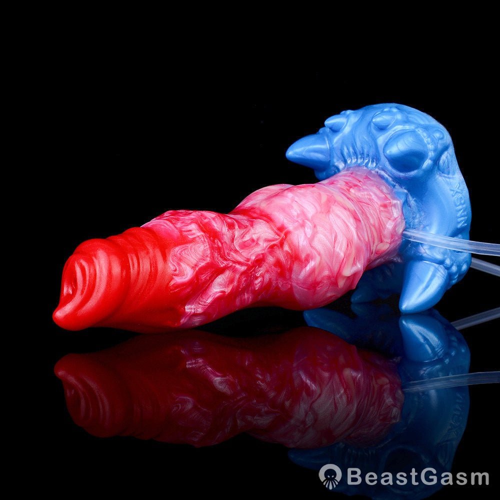 🐦‍🔥 Victor Inflatable Dragon Silicone Dildo – Hands - Free Fantasy Fun - BeastGasm