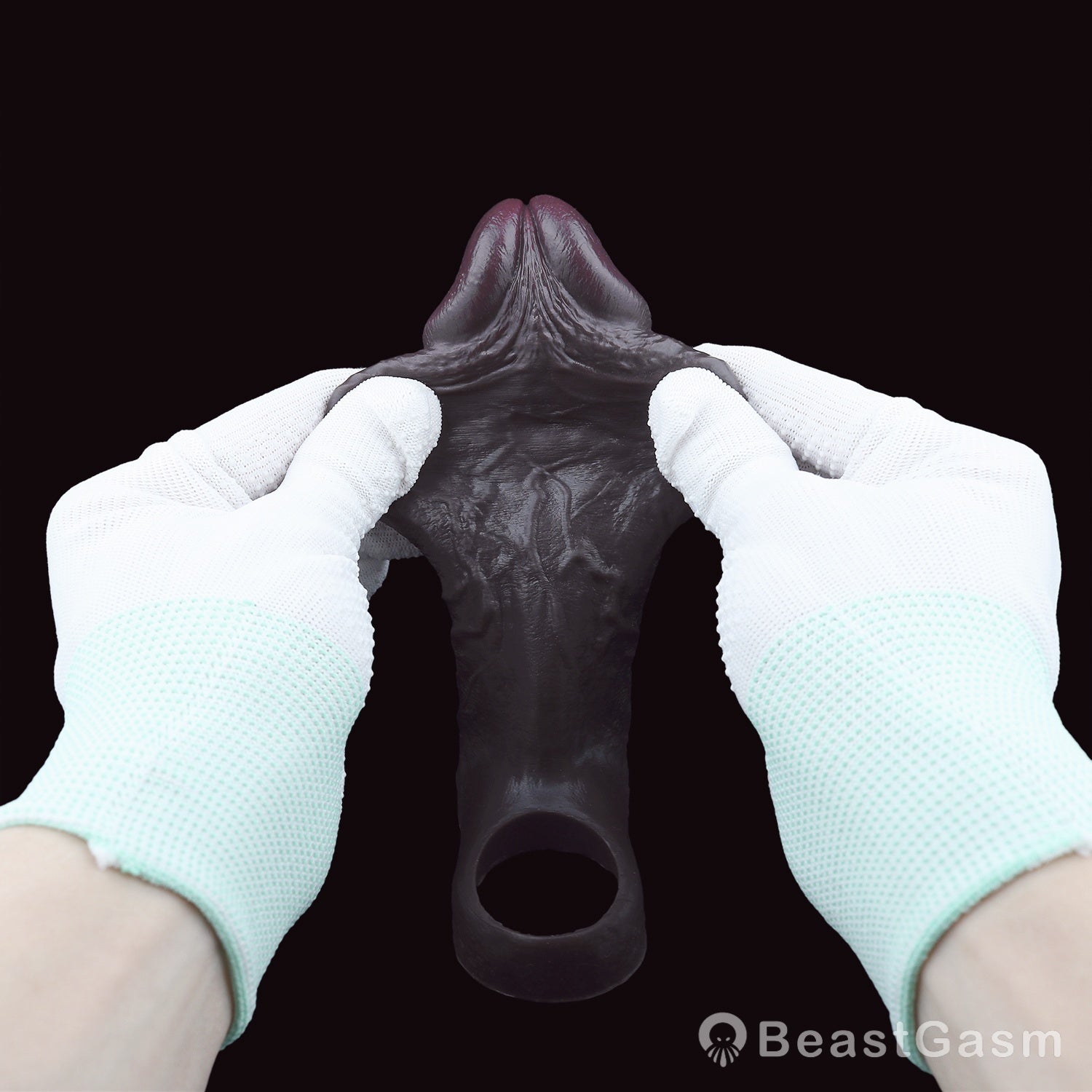 Void Drake Skin 🐉 Full Coverage Sleeve – Textured Liquid Silicone Grip - BeastGasm