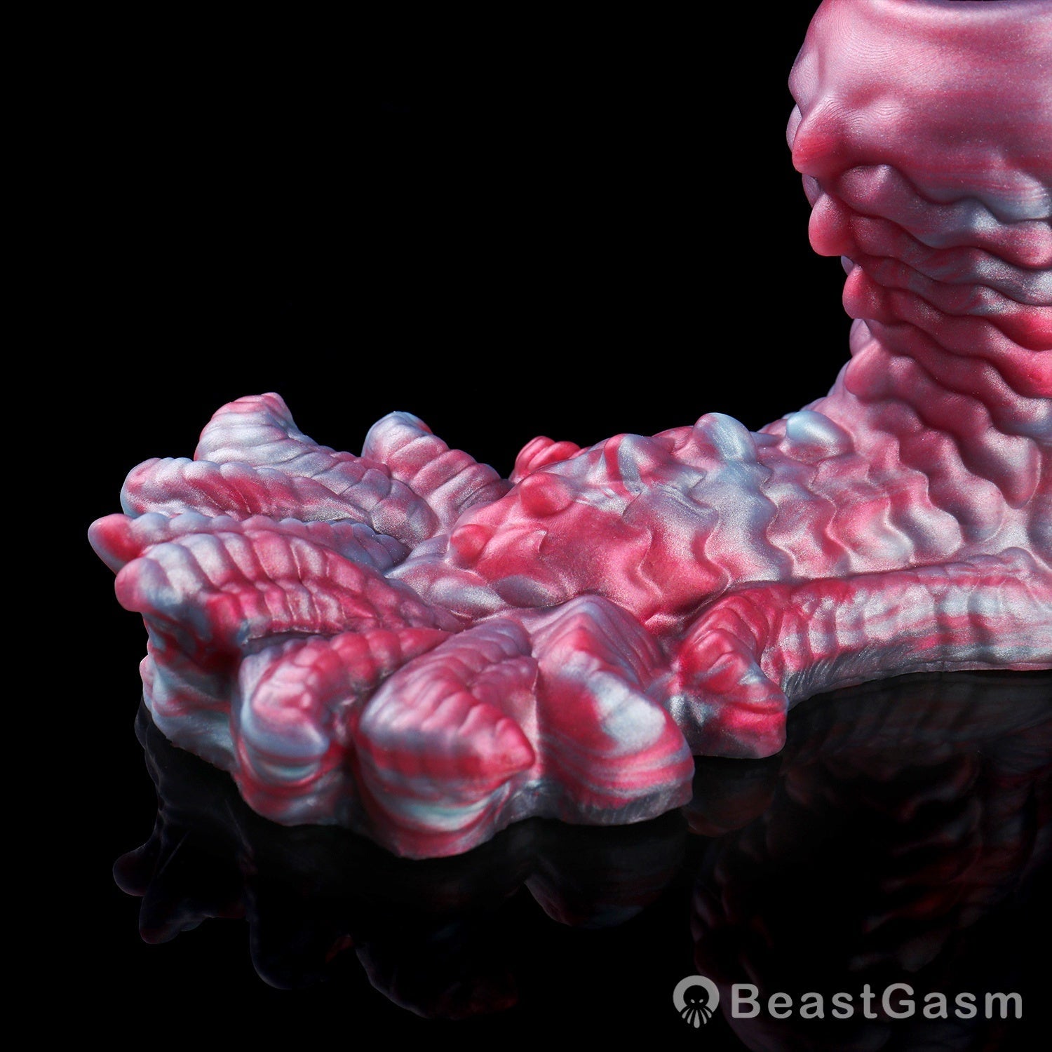 👾 Voidforge Alien Cock Sleeve & Grinder | Platinum Silicone - BeastGasm
