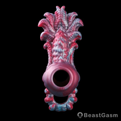 👾 Voidforge Alien Cock Sleeve & Grinder | Platinum Silicone - BeastGasm