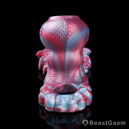 👾 Voidforge Alien Cock Sleeve & Grinder | Platinum Silicone - BeastGasm
