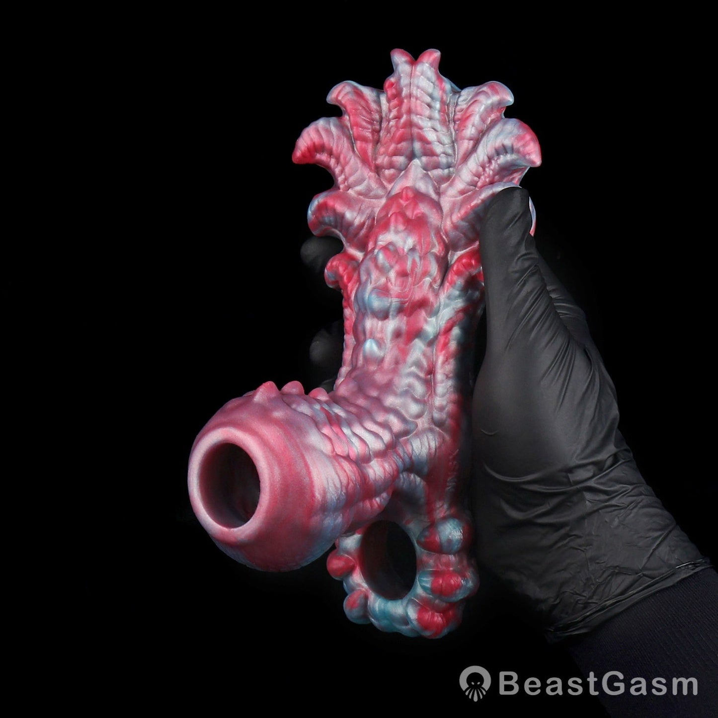 👾 Voidforge Alien Cock Sleeve & Grinder | Platinum Silicone - BeastGasm