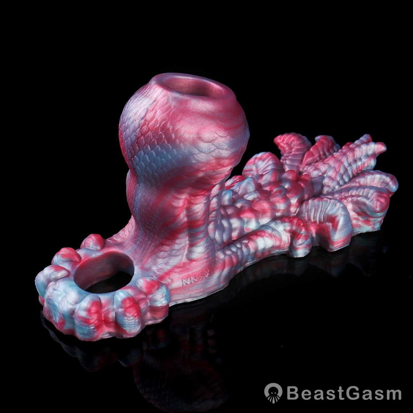 👾 Voidforge Alien Cock Sleeve & Grinder | Platinum Silicone - BeastGasm