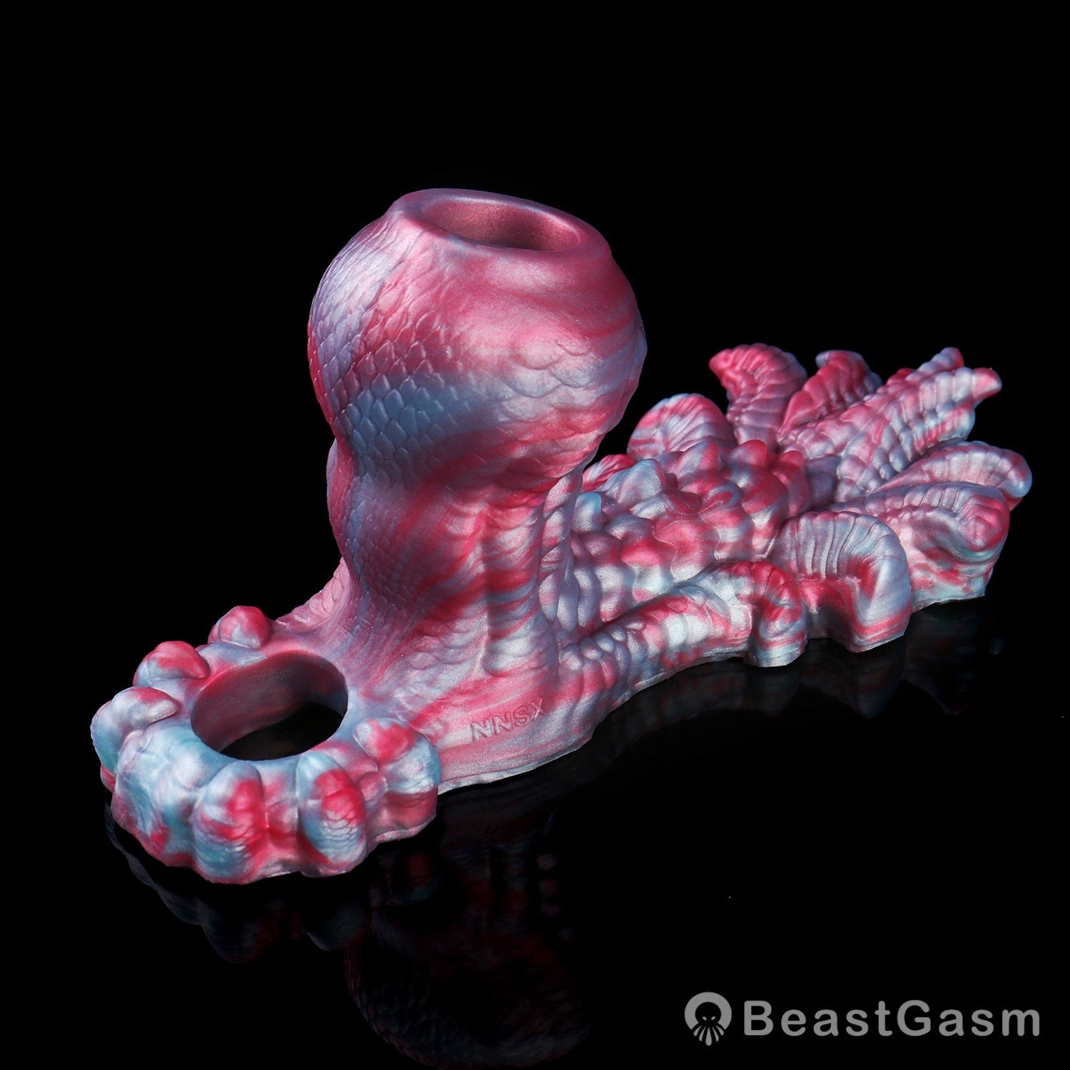 👾 Voidforge Alien Cock Sleeve & Grinder | Platinum Silicone - BeastGasm