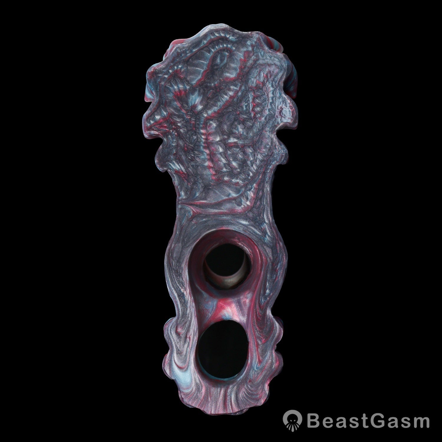 👾 Voidforge Alien Cock Sleeve & Grinder | Platinum Silicone - BeastGasm