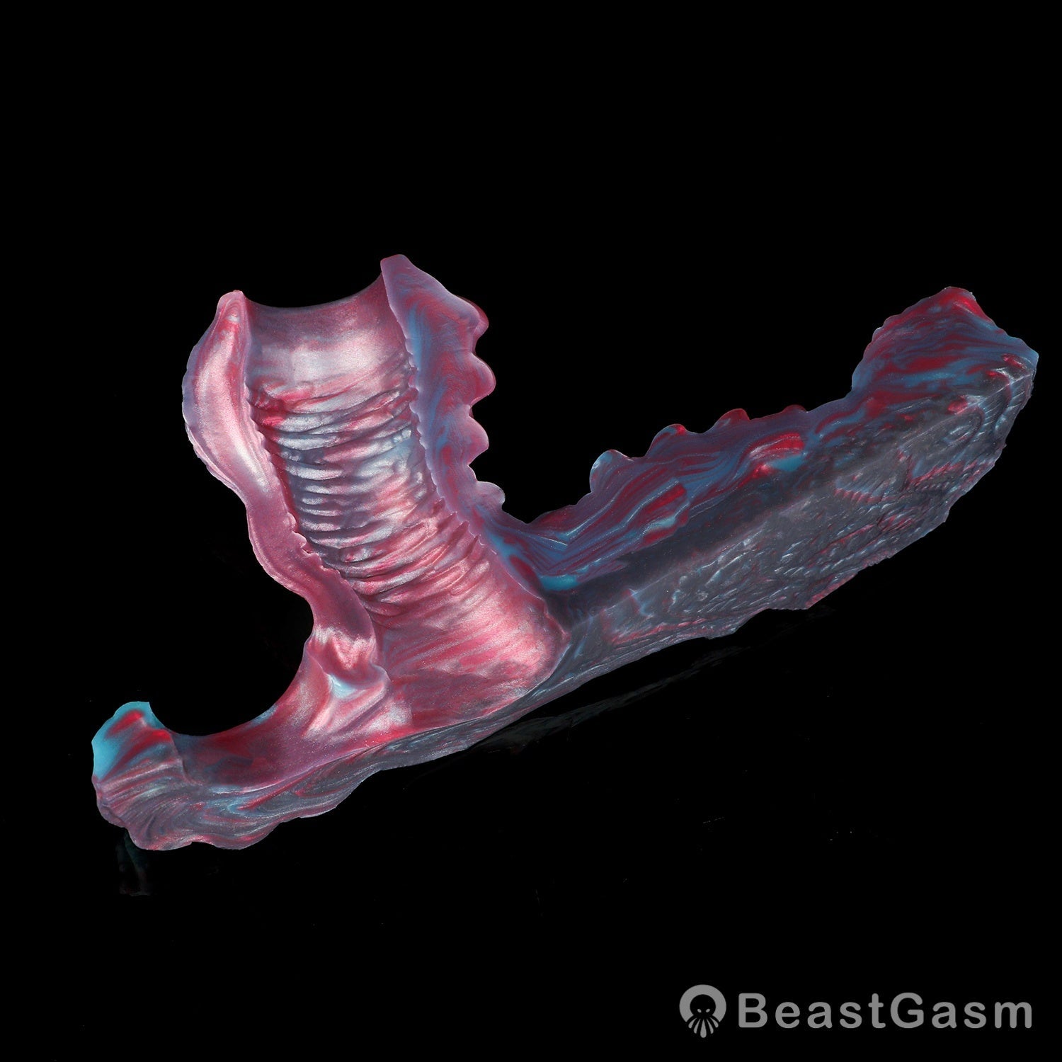 👾 Voidforge Alien Cock Sleeve & Grinder | Platinum Silicone - BeastGasm