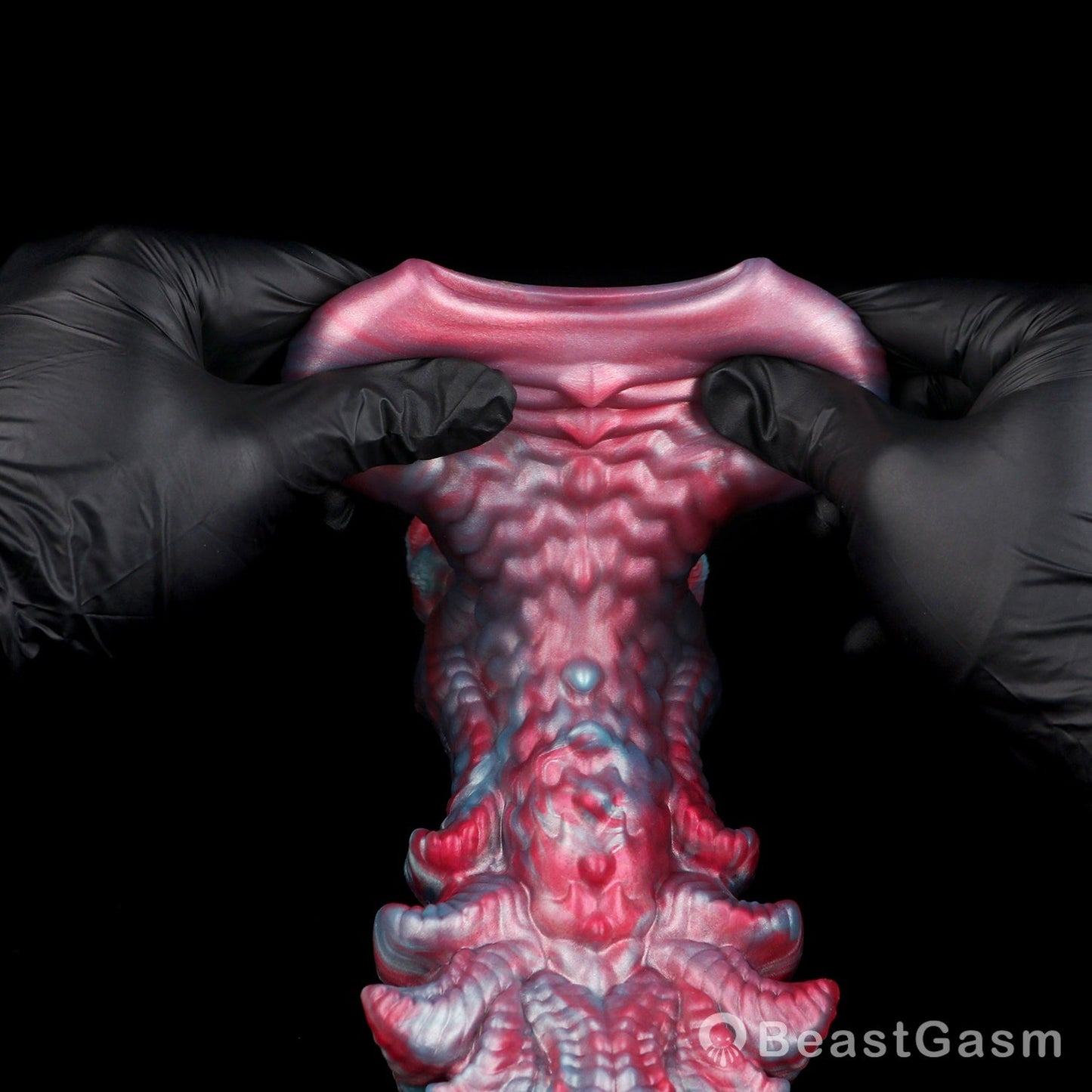 👾 Voidforge Alien Cock Sleeve & Grinder | Platinum Silicone - BeastGasm