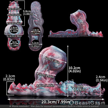 🐶 Voidhound Alien Canine Knot Cock Sleeve with Grinding Plate - BeastGasm