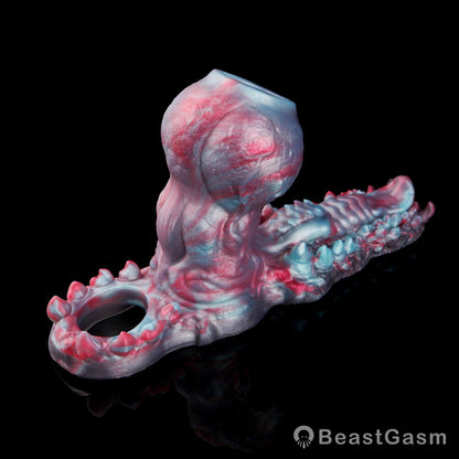 🐶 Voidhound Alien Canine Knot Cock Sleeve with Grinding Plate - BeastGasm