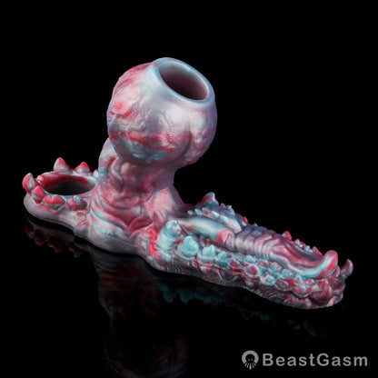 🐶 Voidhound Alien Canine Knot Cock Sleeve with Grinding Plate - BeastGasm