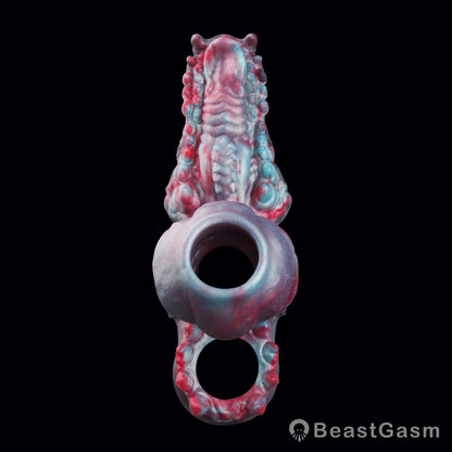 🐶 Voidhound Alien Canine Knot Cock Sleeve with Grinding Plate - BeastGasm