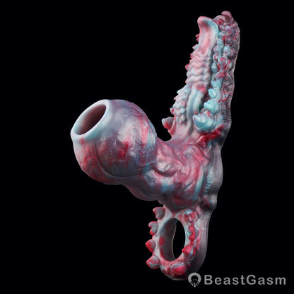 🐶 Voidhound Alien Canine Knot Cock Sleeve with Grinding Plate - BeastGasm