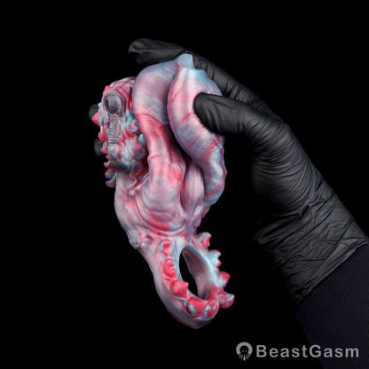 🐶 Voidhound Alien Canine Knot Cock Sleeve with Grinding Plate - BeastGasm