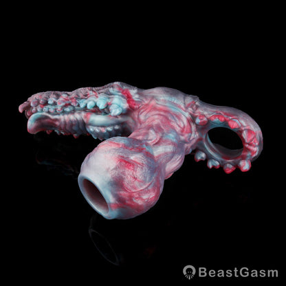 🐶 Voidhound Alien Canine Knot Cock Sleeve with Grinding Plate - BeastGasm
