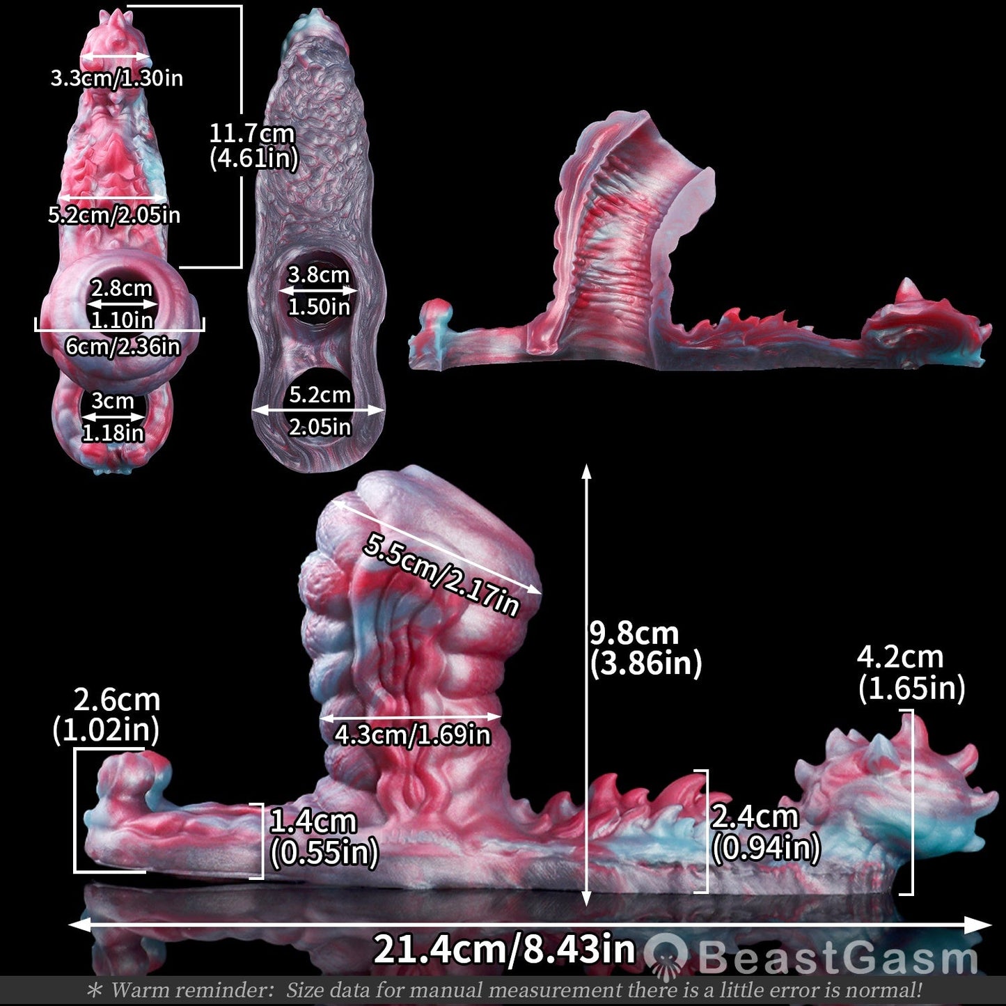 🔥 Voidhound Canine Knot Sleeve | Dual-Pleasure Penis Extender - BeastGasm