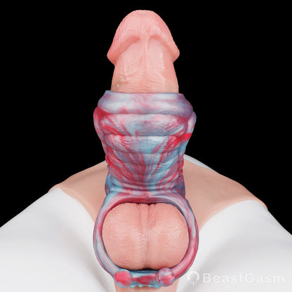 🔥 Voidhound Canine Knot Sleeve | Dual-Pleasure Penis Extender - BeastGasm