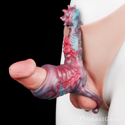 🔥 Voidhound Canine Knot Sleeve | Dual-Pleasure Penis Extender - BeastGasm